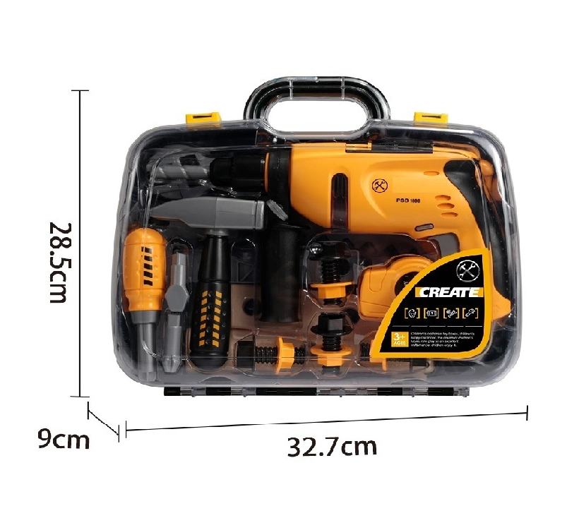 Electronic Tool Set with Toy Suitcase Packing