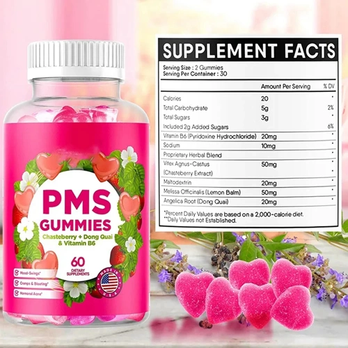 Women Bloating Relief Period Cramps Health Product Woman Pms Gummies