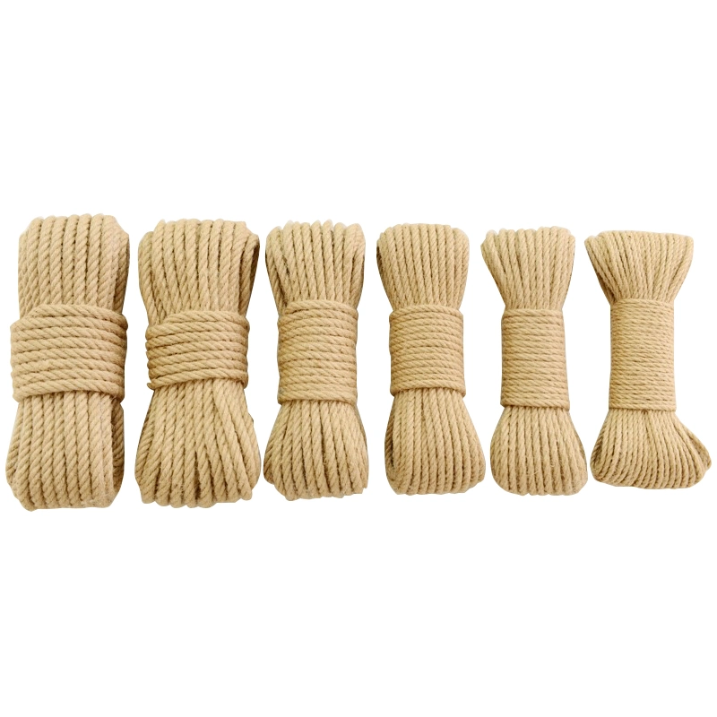 Wholesale/Supplier Bulk 100% Natural Jute DIY Decoration Cord Twine Sisal Manila Recyclable Packaging Hemp Rope