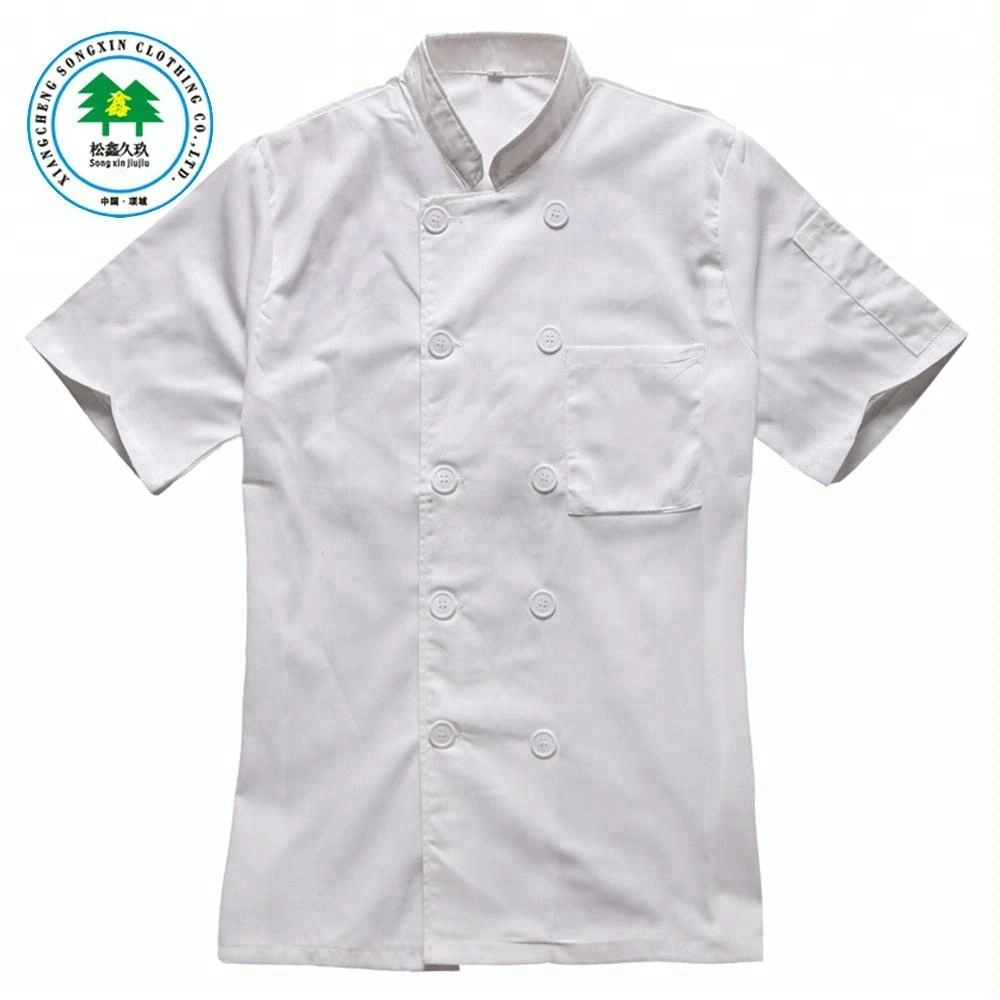 Cheap Hotel Restaurant Chef Coat Chef Uniform Jacket Shirt