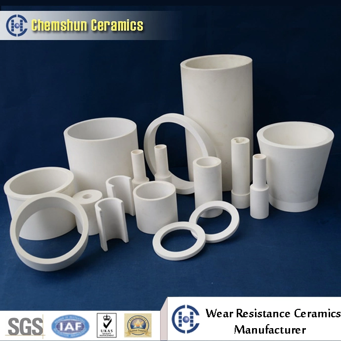 Industry Ceramic Pure Aluminium Oxide Cylinder Sleeve for Slurry Pipework