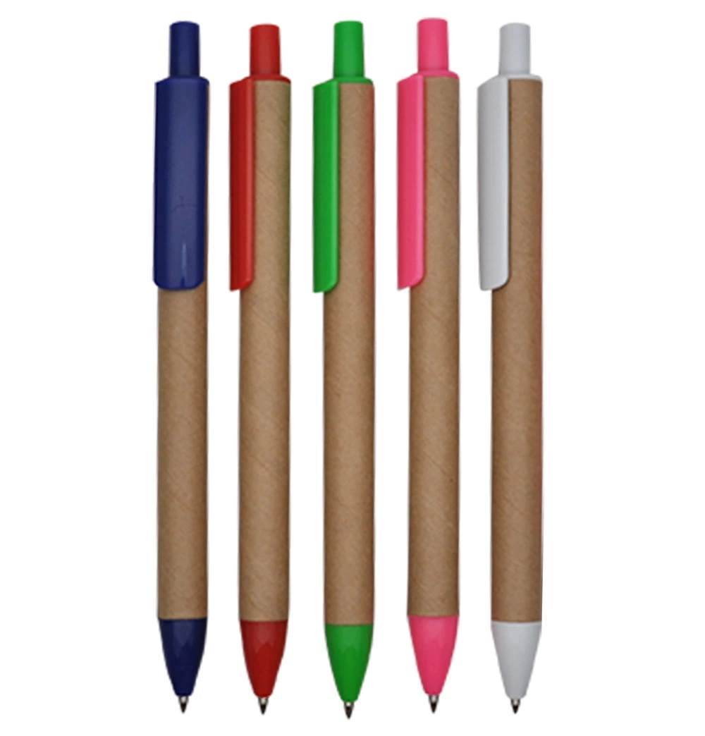 Craft Paper Ball Pen with Logo Printing for Promotional Gift