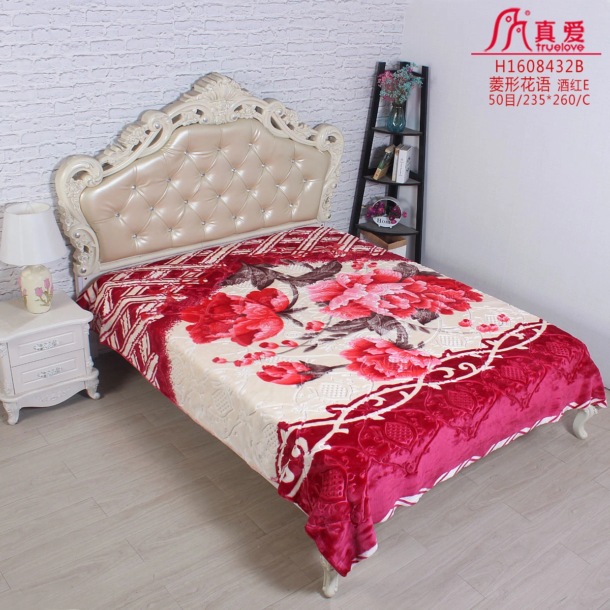 China Leading Factory Supplier Home Bed Cheap Polyester Mink Raschel Faux Fleece Fur Blanket for Libya Mali Mozambique Namibia Niger Nigeria Rwanda Senegal