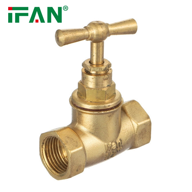 Ifan 30 Years Valve Manufacturers Copper Valve Plumbing Brass Stop Valve