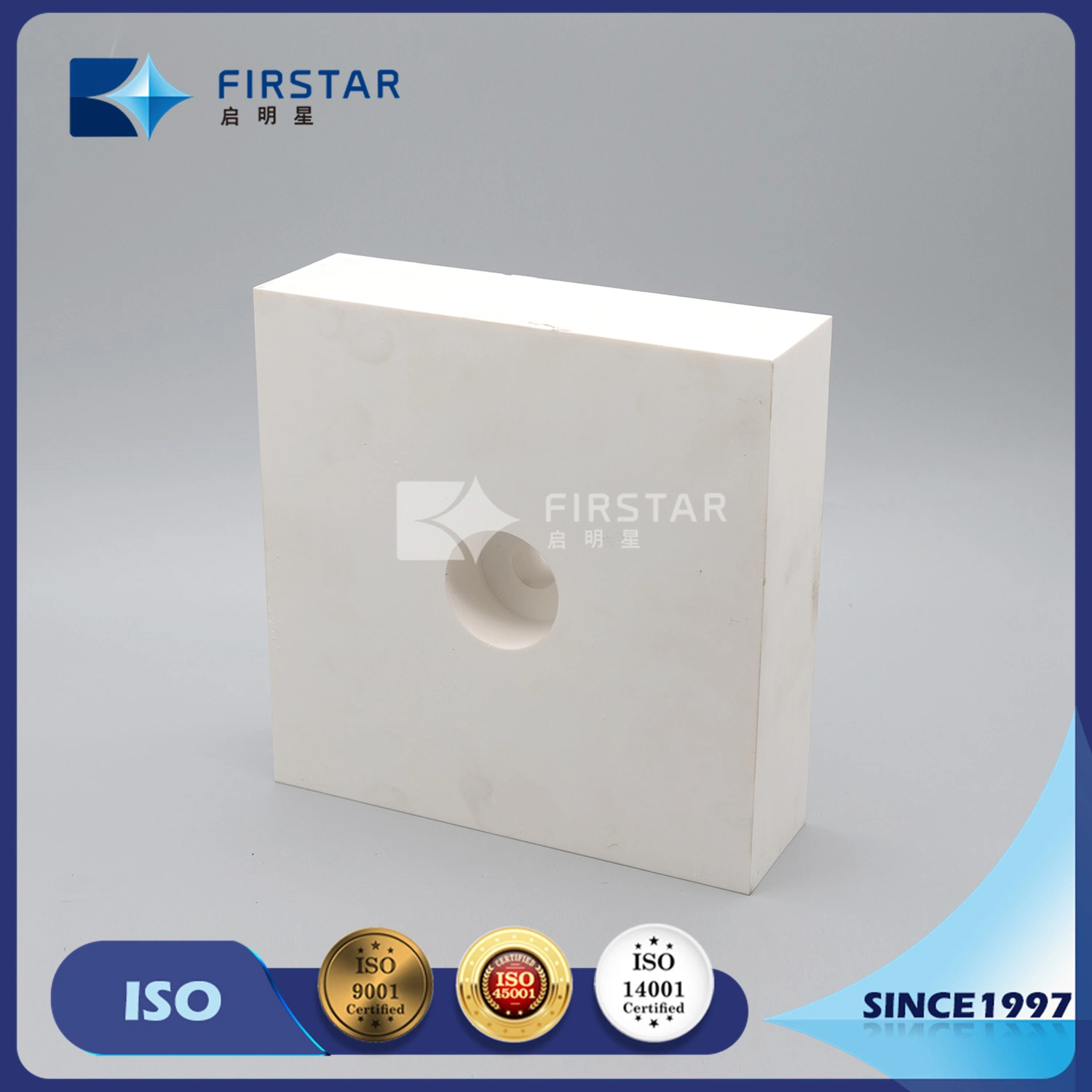 Abrasion Resistant Alumina Ceramic Weld-on Tiles Lining with Density 3.65g/cm3