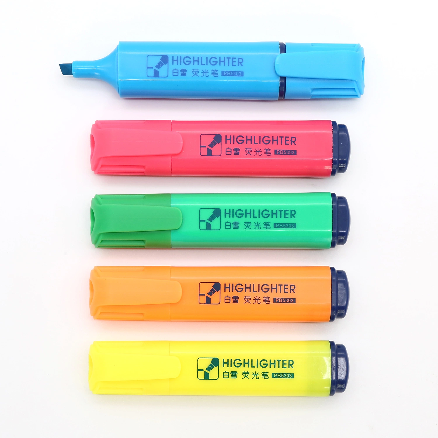 Highlighter Pastel Color Snowhite Logo Pens for Marking