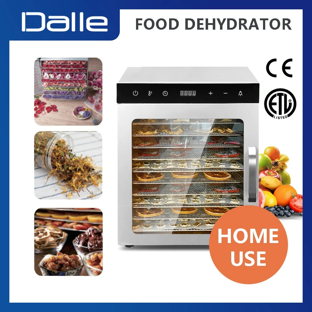 2022 New Arrivals Home Use Kitchen Appliance Digital 10 Trays Dewatering Machine Air Dryer Machine Fruit Drying Oven Food Fruits Vegetables Dehydrator