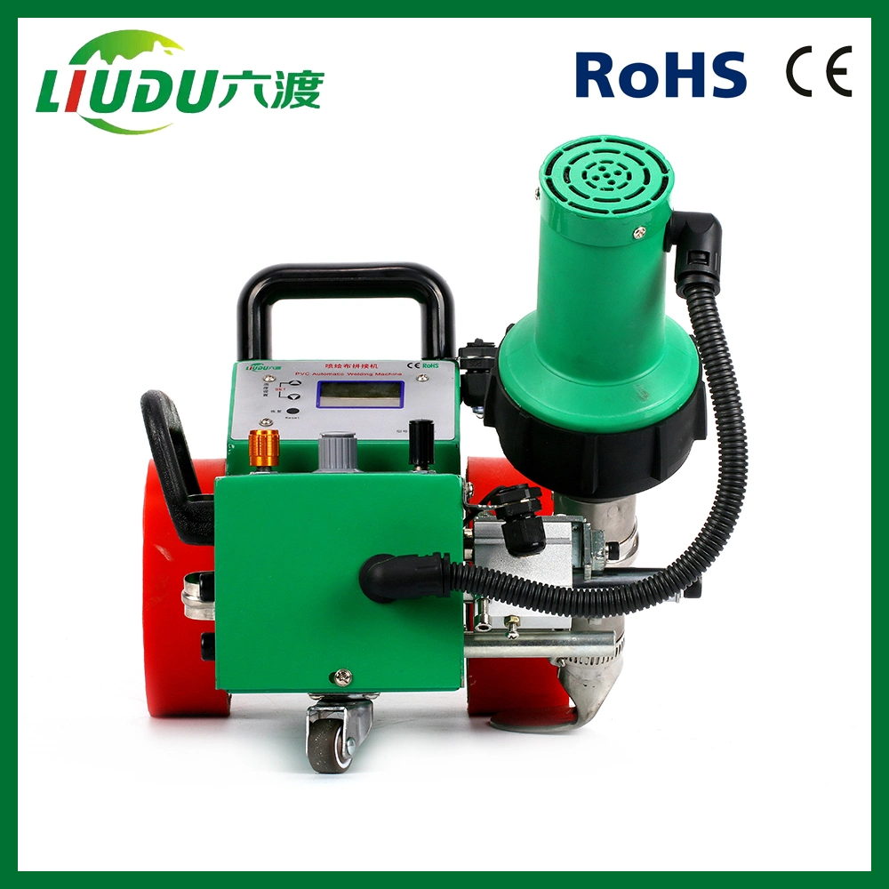 Intelligent Digital Polypropylene Plastic Welding Kit HDPE PVC Tpo Heat Welding Plastic Machine for Flex Banner Welding