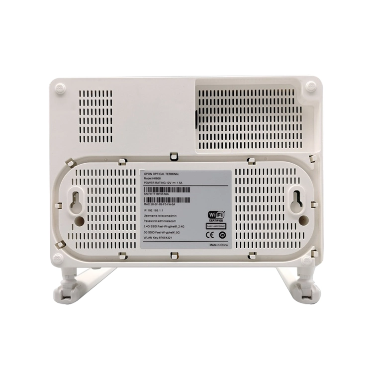 Fabricante de fabricação mais recente chegada Gpon ONU HK668 com Dual Band WiFi CA 2.4G 5G