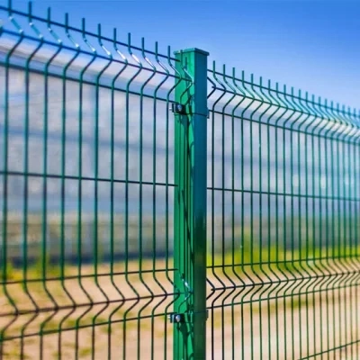 3D Security Powder Coated / PVC Coated Galvanized Construction Steel Iron Welded Wire Mesh Bending Fencing Panels