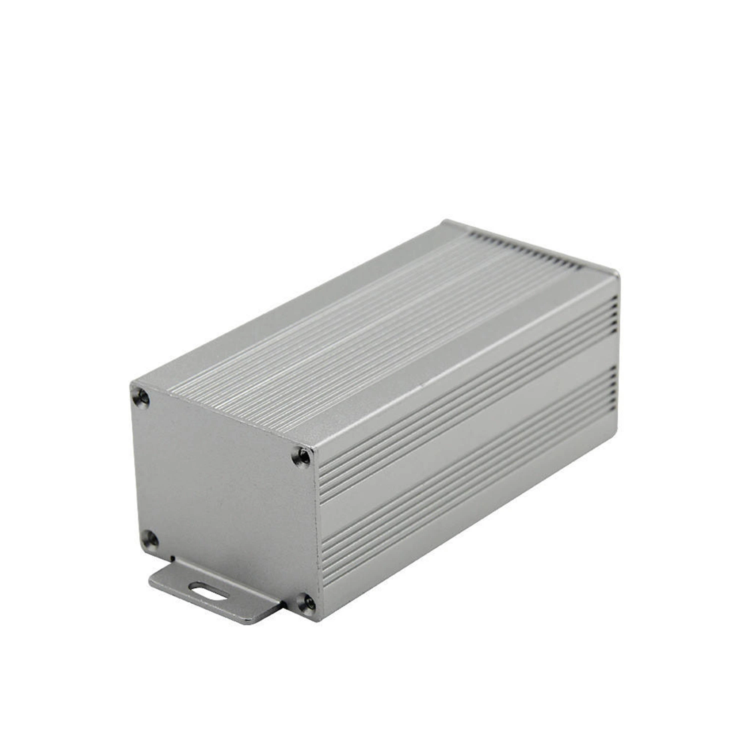 1455K1201b K Metal Enclosure, 1455 Series, Extruded with Metal End Panels, Small, Extruded Aluminium, 43 mm