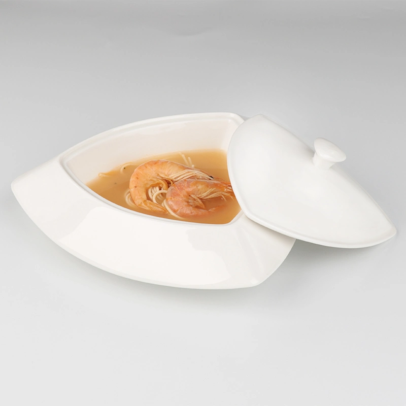 Hot Sale Ceramic Soup Bowl Porcelain Tureen Tableware