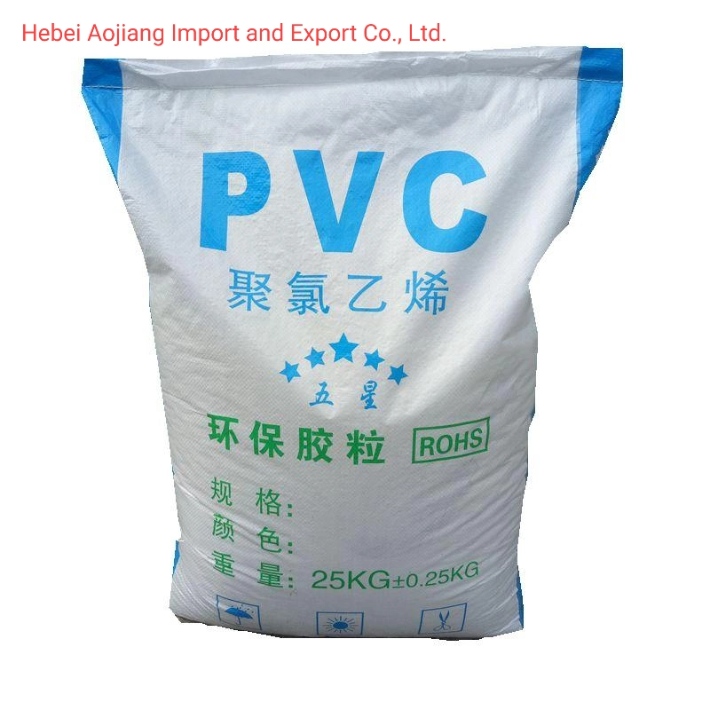 Recycled PVC Granules Transparent White and Black Color Raw Material PVC for Making Wire