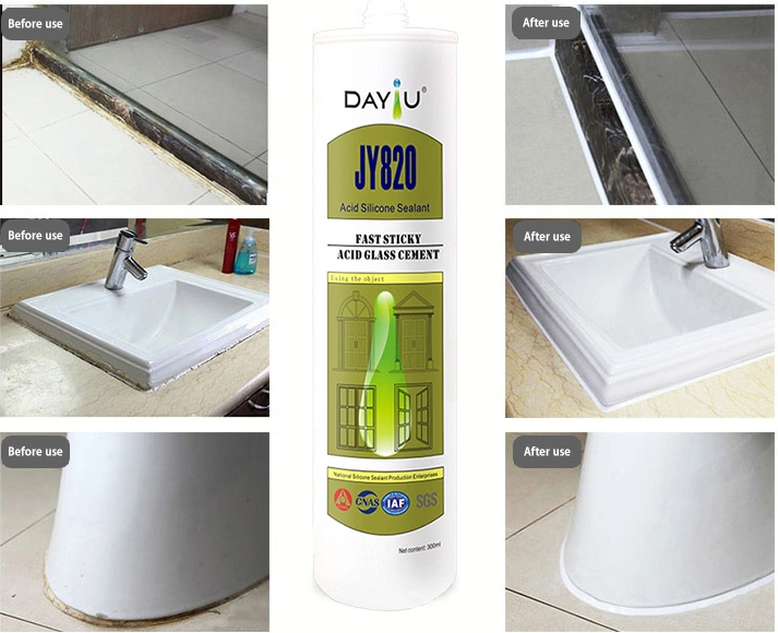 Non-Sag Silicone Sealant Waterproof Sealant Gap Filling Liquid Adhesive for Aluminum-Alloy Glass