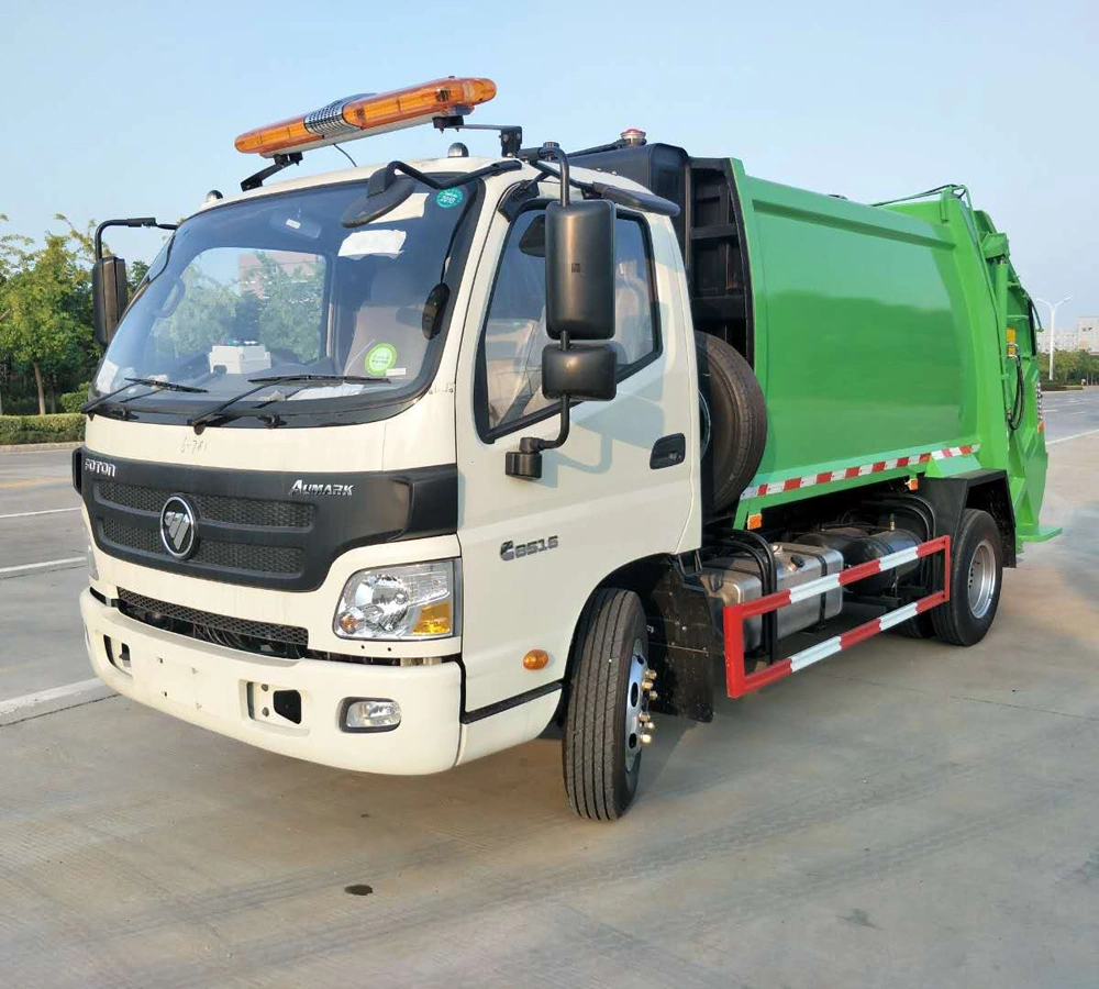 Foton Mini 6cbm Garbage Compactor Truck Refuse Collection Vehicle