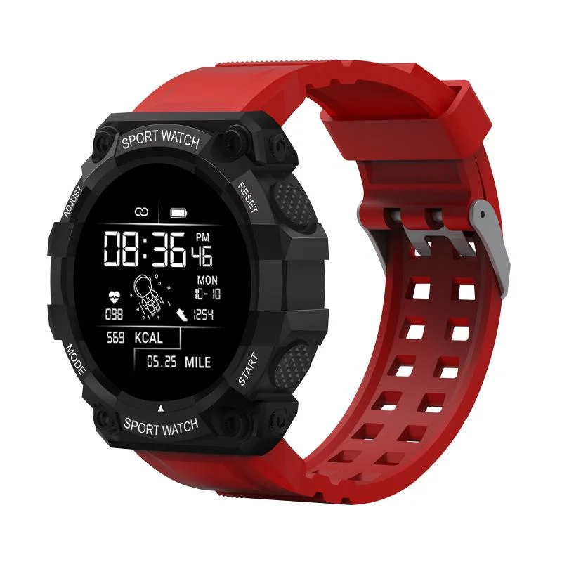 Fd68 Smart Watch para homem pulseira de pulseira de ritmo cardíaco Sleep Monitorização do pedómetro à prova de água Fd68s Sport SmartWatch para mulher