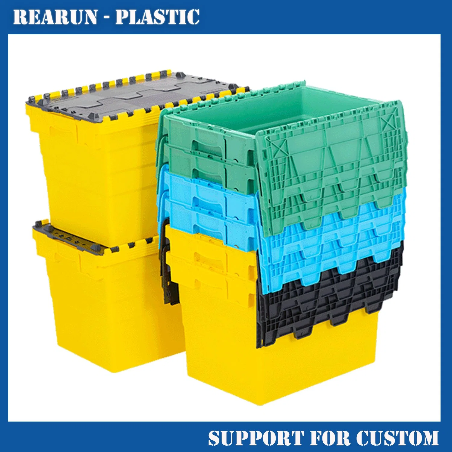 New Fashion High quality/High cost performance Competitive Price Durable 25L Square Plastic Storage Crates