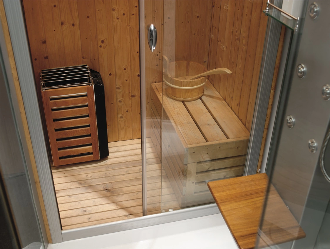 Venta caliente cuarto de baño lujoso cuarto de baño de vapor Sauna combinado