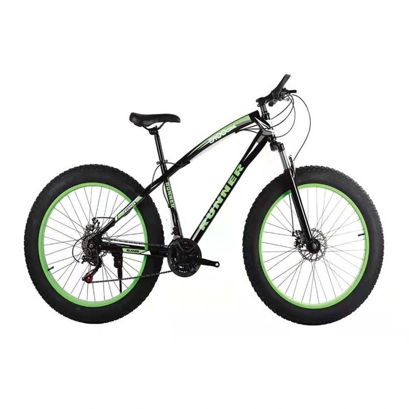 Nouveau constructeur d'origine pneu large graisse 21 vitesse bicyclette mâle Hommes 26 pouces vélo neige poussière course cycle hors route Vélo tout-terrain