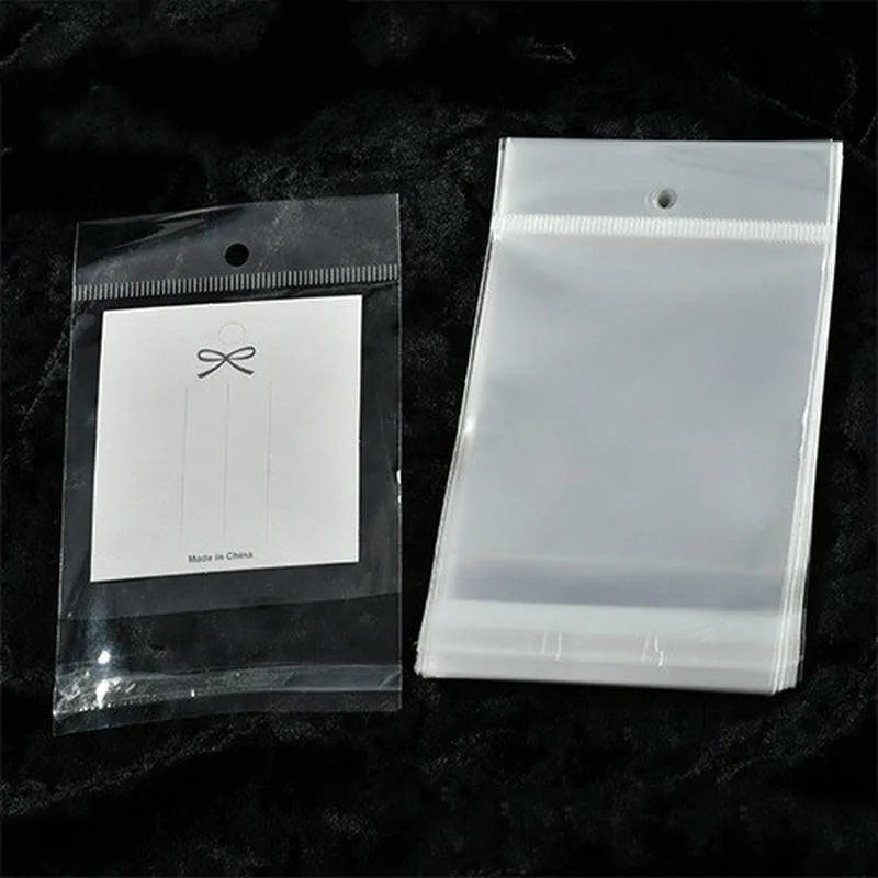 Weiße Blank Haarclip Papier Karten Zubehör Halter Custom Hang Tags