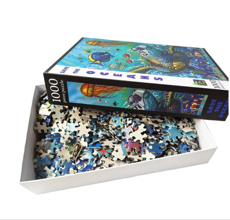 Personnalisé Papier bon marché de jouets pour enfants Activité jeu de puzzle de l'impression