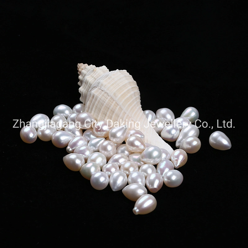 8-9mm Natural White Baroque Freshwater Pearl Loose Beads for fashion Jewelry Making