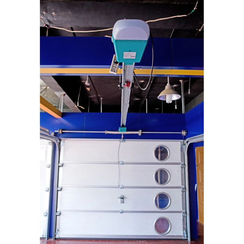 Ce Approved Steel PU Insulated Residential Automatic Overhead Sectional Roller Rolling Garage Door