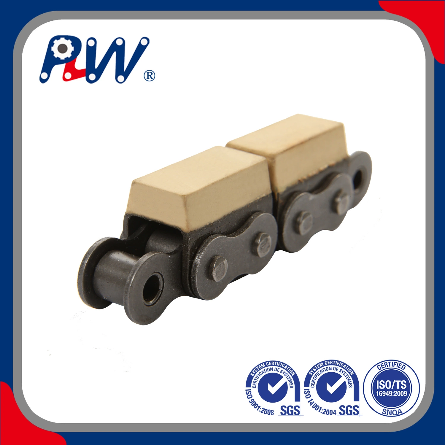 Competitive Price Conveyor Rubber Roller Chain (12B-G2)