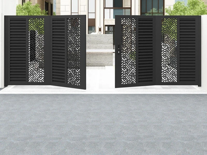 Sliding Main Gate Entrance Design Electric Aluminum Folding Fold Gate