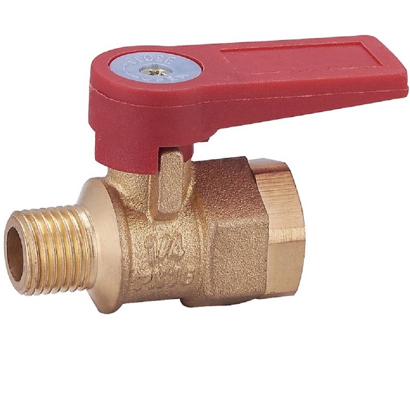 Top Sale Full Bore Brass Ball Valve Price with Plastic Handle (IC-1060)