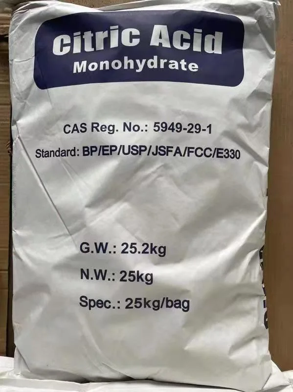 Factory Price Citric Acid Monohydrate Citric Acid Anhydrous for Snack, Biscuits Making