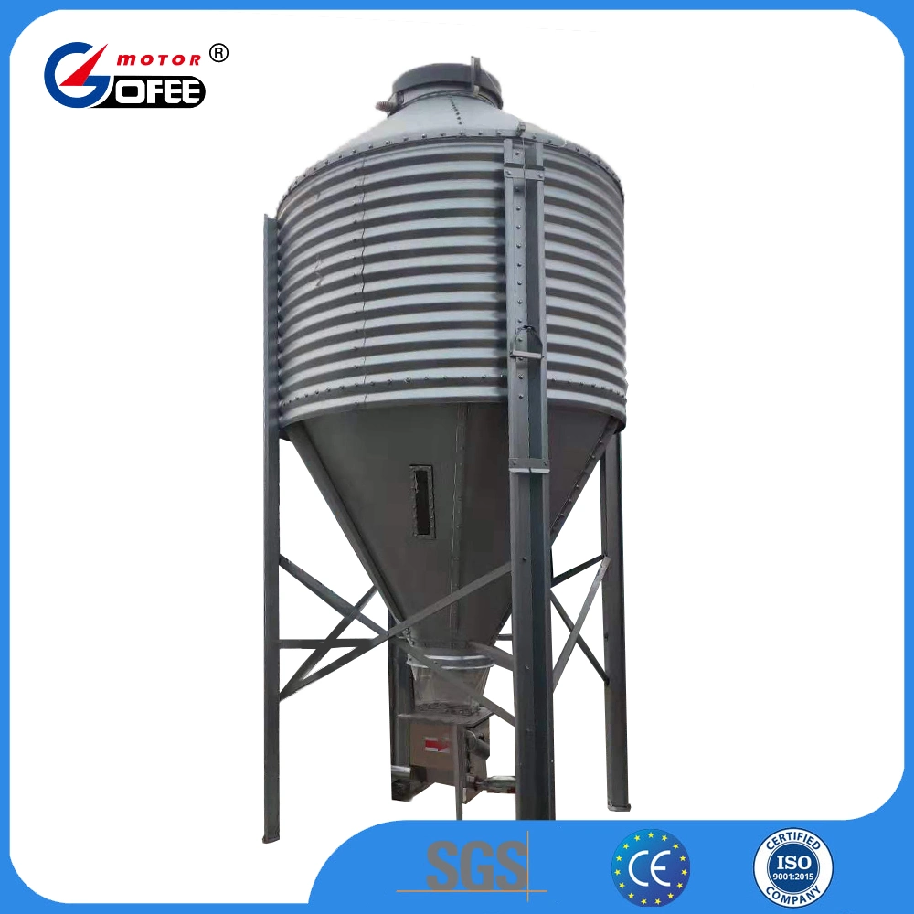 Poultry Farm Feeding Line System Grain Storage Tower Silo