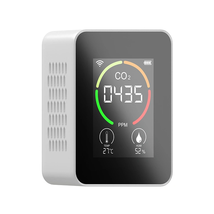 Detector de dióxido de carbono de CO2 de monitorização de ar por infravermelhos portátil com WiFi Ar Medidor de medição do Monitor de humidade de qualidade