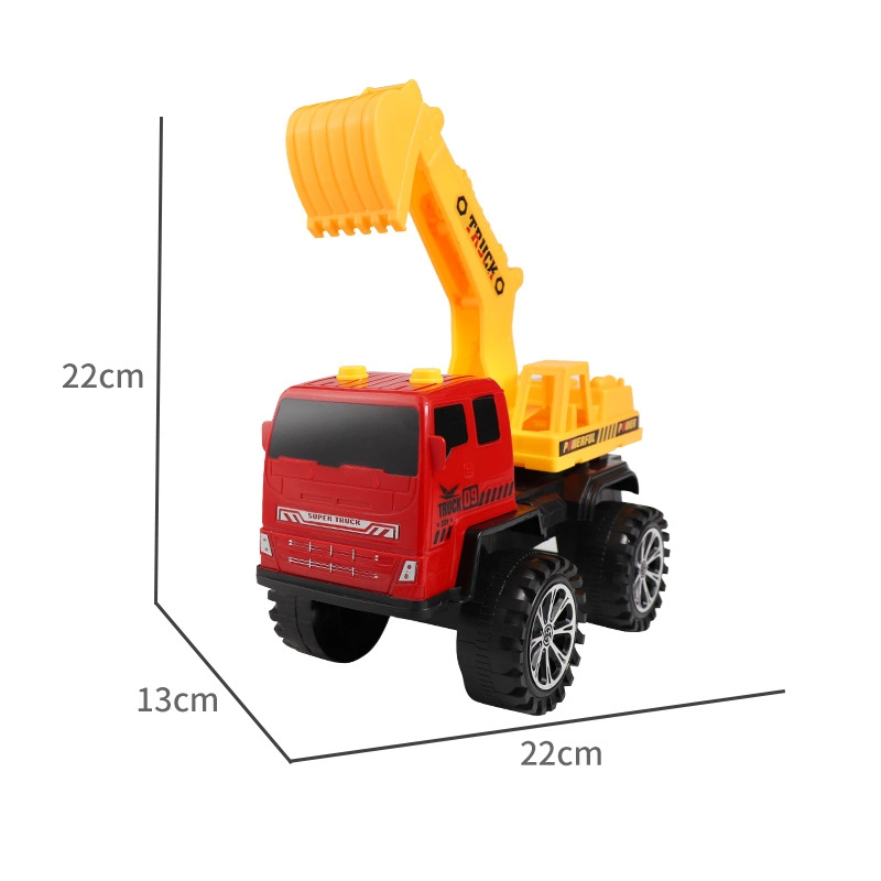 Comercio transfronterizo de Venta caliente de la ingeniería de simulación y excavadora vehículo interesante a los niños juguetes de plástico