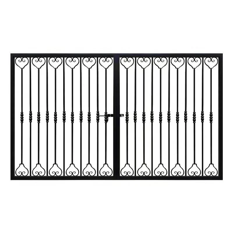 Moderno automático Swing Decorative Gate Design Hierro aluminio camino principal Puerta Villa Metal Puerta Jardín