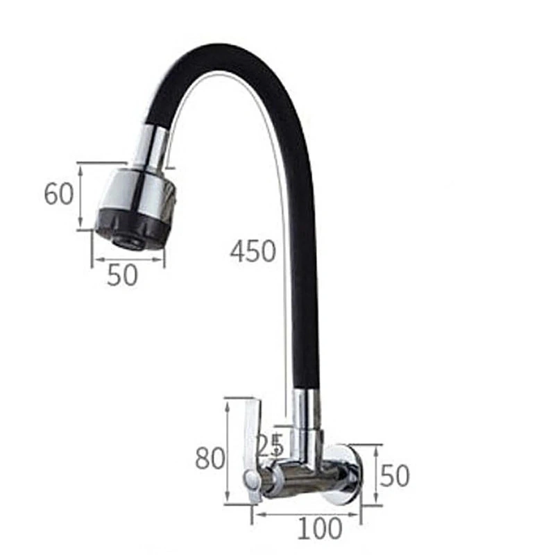 Single Cooling Faucet Water Tap Cooling Modern Kitchen Luxury Basin Faucet Commercial Solid Brass Single Handle