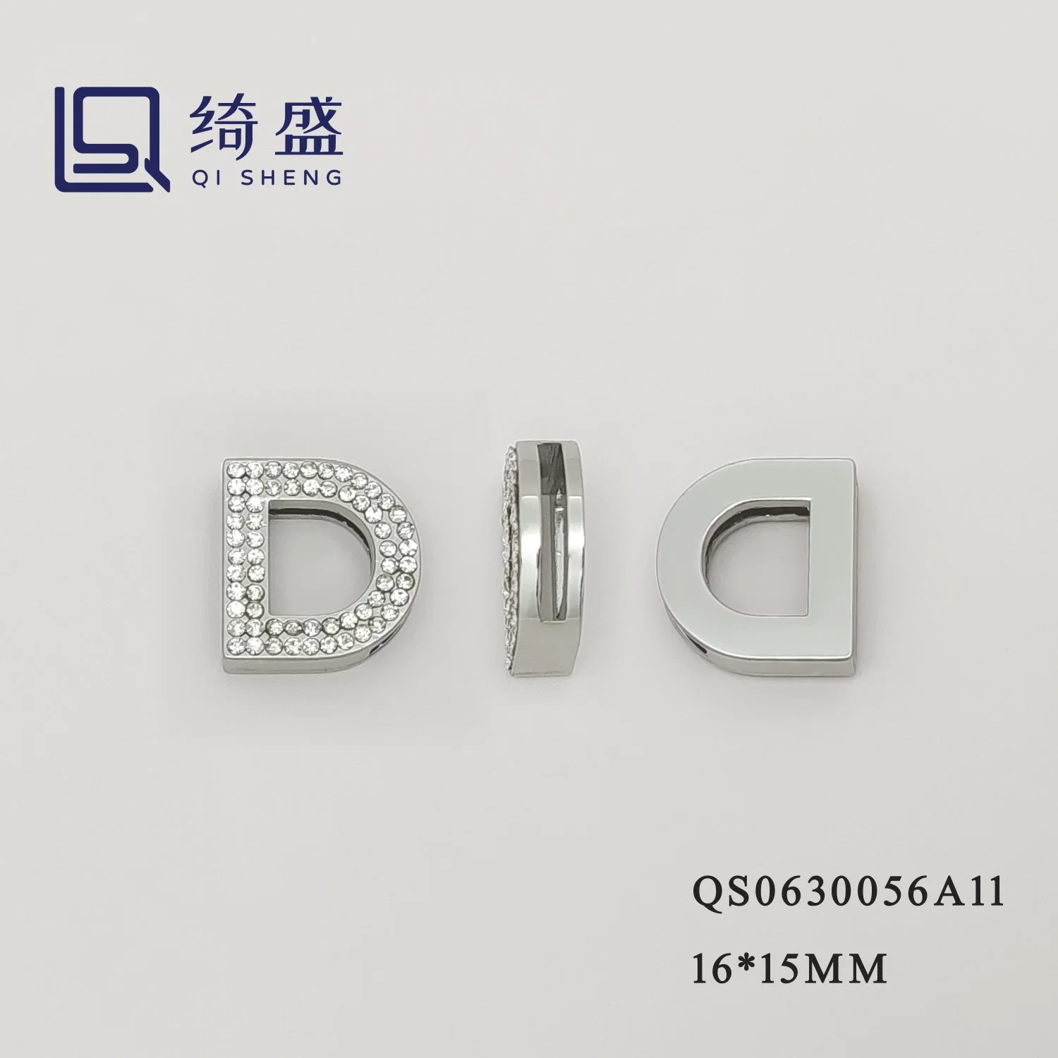 Hot Selling Item Factory Wholesale/Suppliers Rhinestone Letter Digit Ornament Button