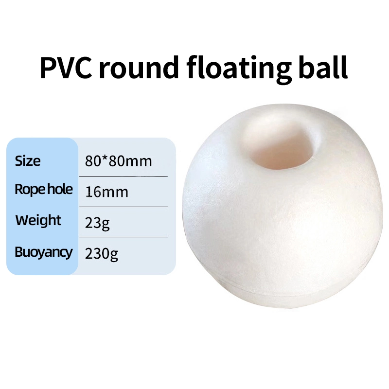 Custom Color Light Weight Durable Polyvinyl Chloride Resin PVC Float Ball