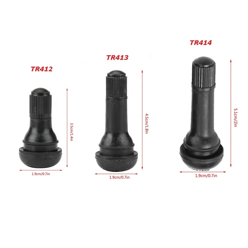 Auto/Car Parts Snap-in Tubeless Rubber Tr412 Tire/Tyre Valve