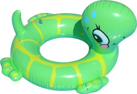 Anel de natação insuflável personalizado Turtle Baby personalizado para natação com boia Brinca com o brinquedo