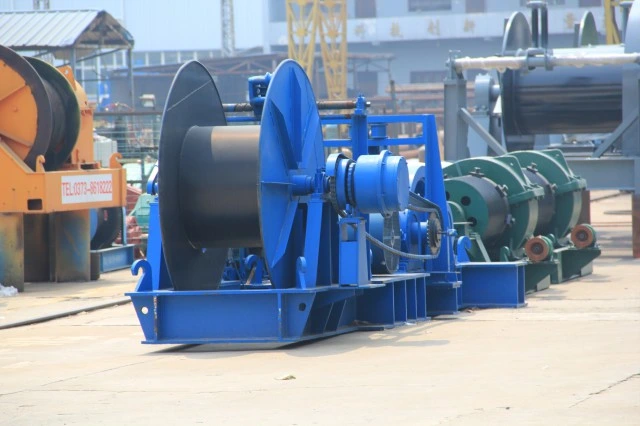 Manual Control Mine 10m/Min Wire Rope Pulling Winch