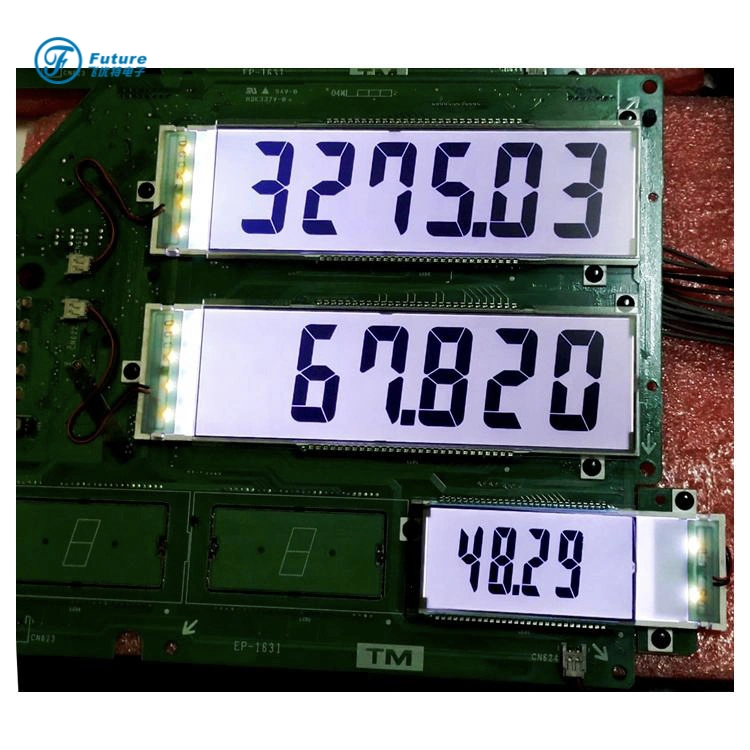 OEM ODM Digit Dispenser VA HTN TN LCD Segment 7 LCD-Modul für Kraftstoffpumpe Tatsuno