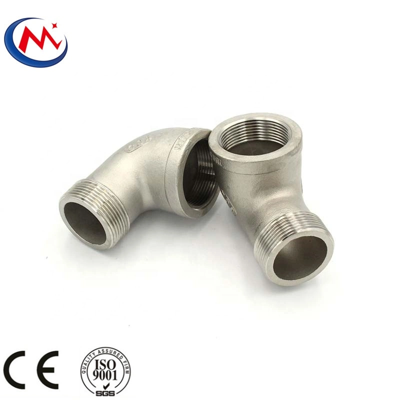 Manufacturer 90 Degree Female Thread Screwed Street Elbow Stainless Steel Pipe Fitting