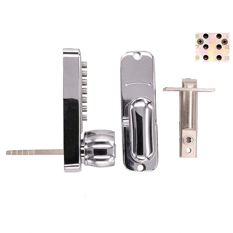 No Power Supply Waterproof-Fireproof Mechanical Key and Code Door Lock