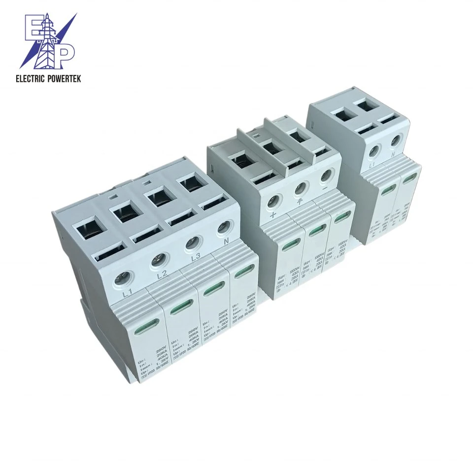 SPD 20ka 2p 3p AC China Electrical Equipment Surge Protective Device