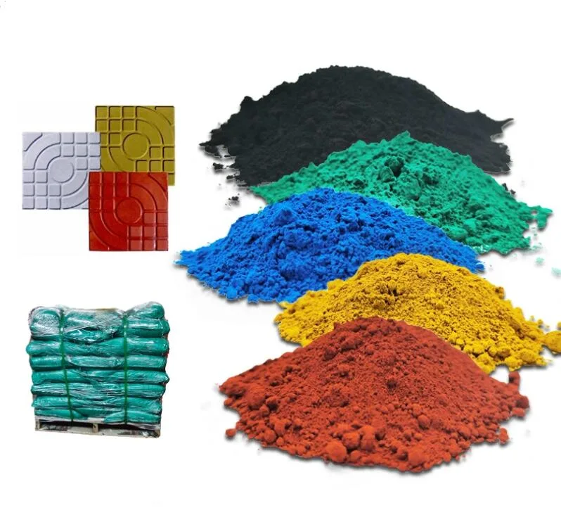 Eisenoxid Rot/Gelb/Schwarz/Grün/Blau Eisenoxid Pigment für Ziegelbeton Pigment