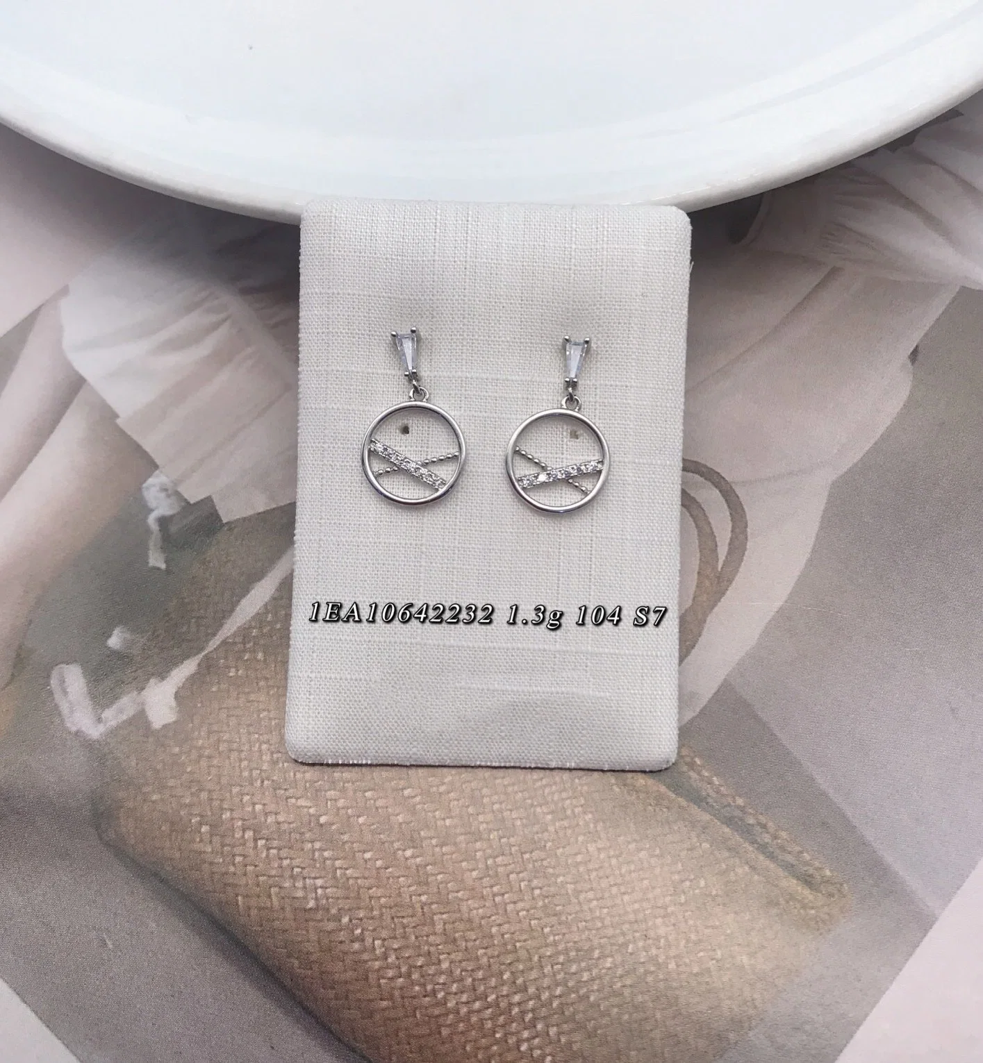 OEM Luxurious New Design High-End 925 Sterling Silver Jewelry Hot Sale Earrings Woman Gift