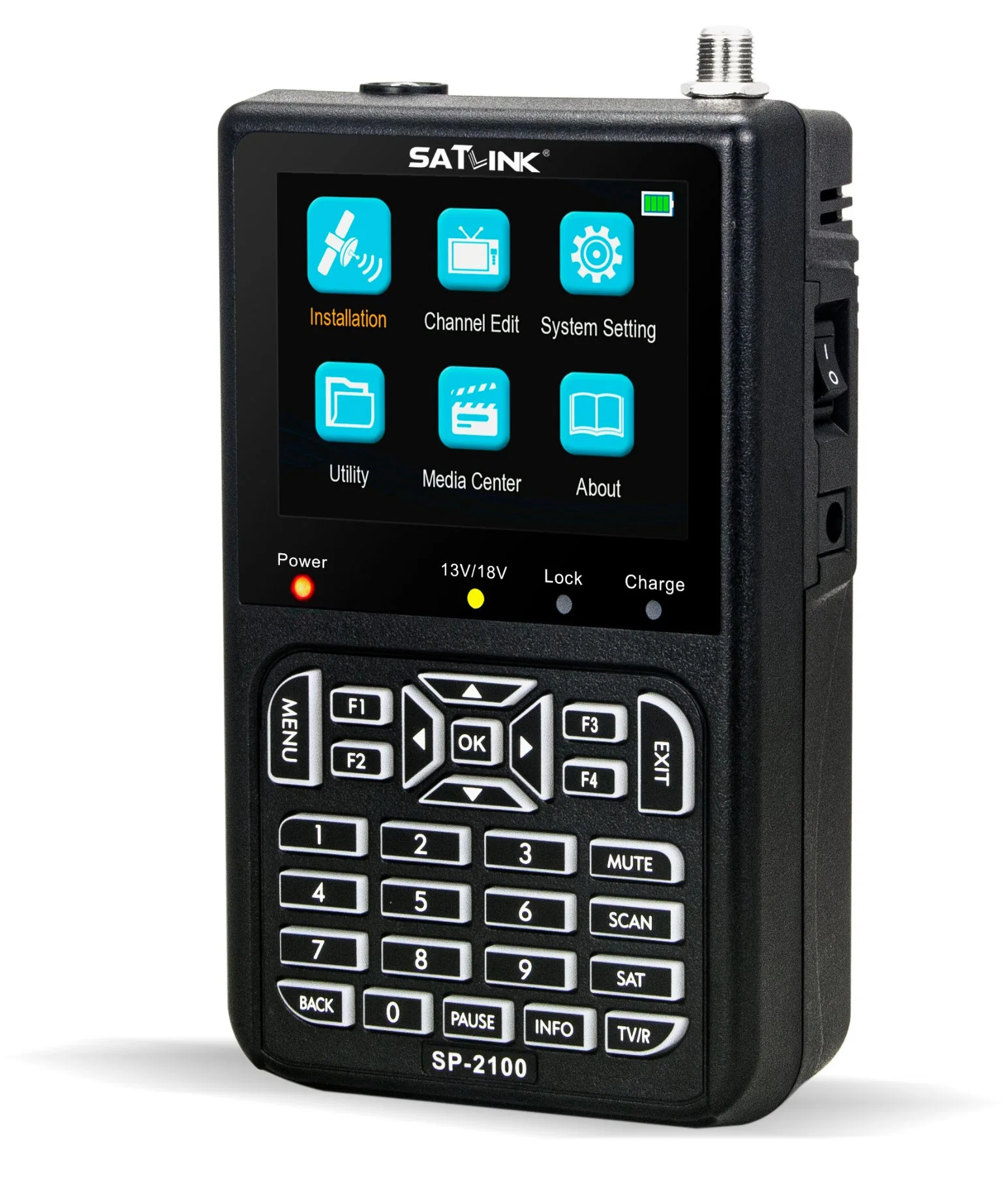 DVB-S/S2 HD Digital Satellite TV Finder 3.5 بوصة High (عالٍ) شاشة TFT LCD ذات تعريف