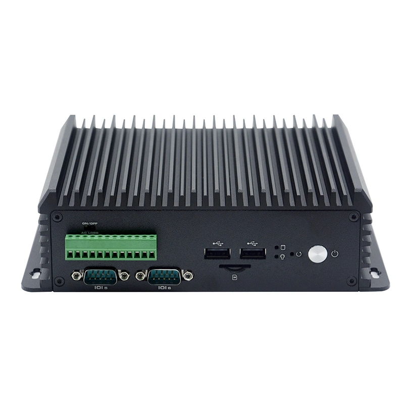 Support 6* RS232 dB9 Serial Interface I5 6360u Dual-Core X86 Fanless Embedded Industrial Mini PC I3 / I5 / I7 Box PC