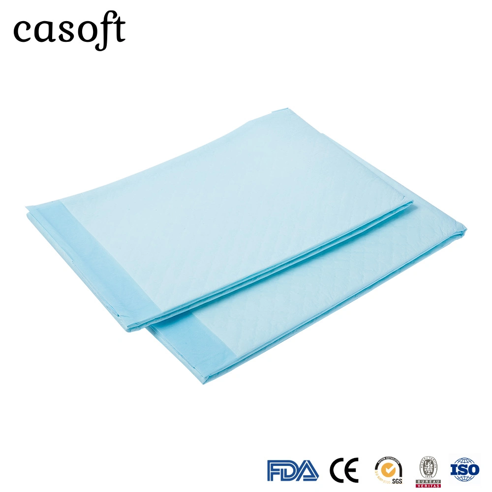 OEM Hôpital jetable sous-coussin adulte hygiène de couches Fabricant lit d'incontinence Blocs-feuilles